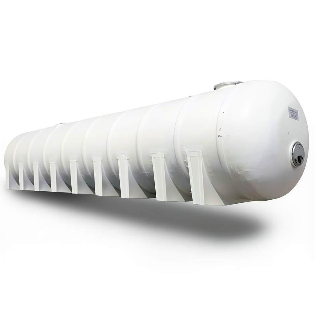 Water Tank Marjan Horizontal Fiberglass 60000 Liter, Diameter 400 cm, Length 580 cm