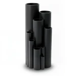 High Density Polyethylene Pipe PN 12.5 Bar PE 80 Outer Diameter 280 mm Thickness 20.6 mm Black