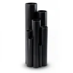 HDPE Plastic Pipe Nominal Pressure 12.5 Bar PE 80 Size 355 mm Thickness 26.1 mm Black