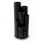 High Density Polyethylene Pipe Pressure 6.3 Bar PE 100, 110 mm OD, 4.2 mm Thickness, Black