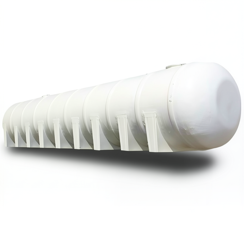 Water Tank Marjan Horizontal 175000 Liter Fiberglass Diameter 400cm Length 1497cm
