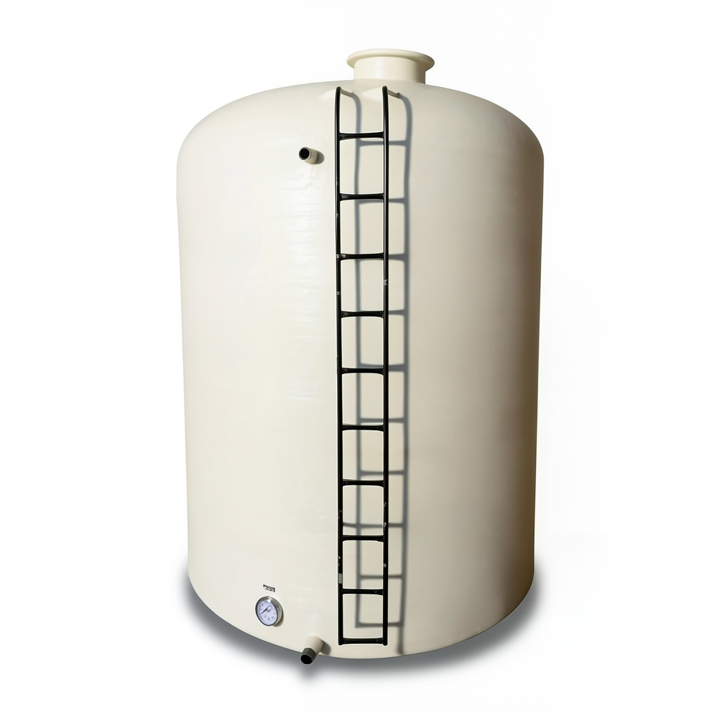 Water Tank Marjan Vertical Fiberglass 4000 Liter, Diameter 149 cm, Height 255 cm