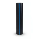 High Density Polyethylene Pipe Pressure 6.3 Bar PE 100 Size 125 mm Thickness 4.8 mm Black Color