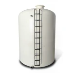 Water Tank Vertical 7000 Liter Fiberglass Diameter 149 cm Height 425 cm