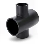 High Density Polyethylene Pipe Nominal Pressure 16 Bar PE 100 Size 110 mm Thickness 10 mm Black