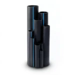 HDPE Pipe Pressure 4 Bar PE 80 Size 63 mm Thickness 2 mm Black