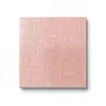 Ceramic Floor Tiles Size 33x33 cm, Pink Color