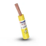 12 AWG Stranded Copper Electric Wire, 600V PVC Insulated +105°C Yellow | Asharqiyah Cables Company for Industry