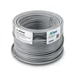 سلك نحاس مصمت احادى النواة معزول PVC 70º مقاس 0.5 مم² 300/500 فولت طول 300 قدم رمادي PVC 70 | شركة الفنار