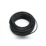 سلك نحاس مصمت مقاوم للحراره احادى النواة معزول PVC 90º 0.5 مم² 300/500 فولت 300 قدم اسود | شركة الفنار