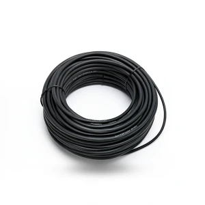 سلك نحاس مصمت مقاوم للحراره احادى النواة معزول PVC 90º 0.5 مم² 300/500 فولت 300 قدم اسود | شركة الفنار
