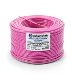 12 AWG Stranded Copper Electric Wire, 600 V, PVC Insulated (+105°C) Pink | Asharqiyah Cables Company for Industry