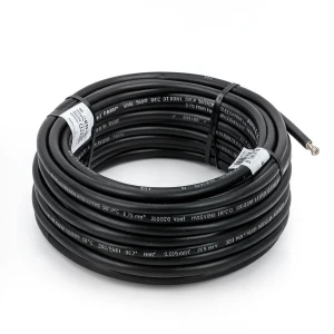 Heat Resistant Single Core Solid Copper Cable PVC 90ºC 0.75 mm² 300/500 Volt 300 Feet Black | Al Fanar