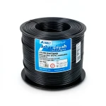سلك امريكي 2/0 AWG نحاس مجدول عزل PVC 105°C أسود 600 فولت 500 قدم | شركة كابلات الشرقية للصناعة