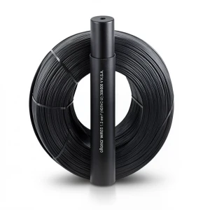 Heat Resistant Single Core Solid Copper Cable PVC 90 ºC 1 mm² 2.3 mm Diameter 300/500 V 300 Ft Black | Al Fanar