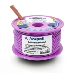 لفة سلك كهرباء 12 AWG نحاس مجدول معزول PVC +105°C بنفسجي جهد 600 فولت | شركة كابلات الشرقية للصناعة