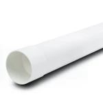 UPVC Pipe Nominal Pressure 200 psi Size 1 1/2 inch Thickness 2.80 mm White Color