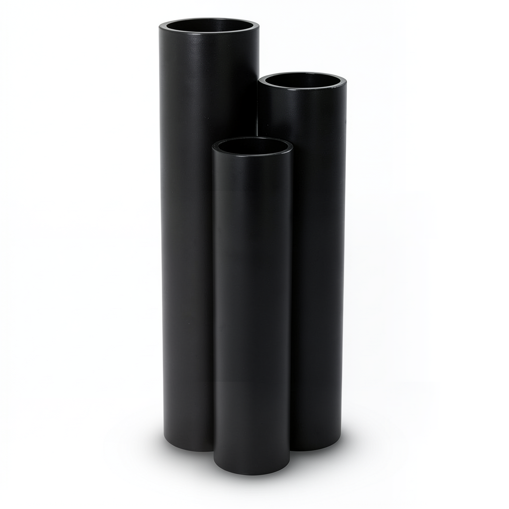 انابيب HDPE ضغط 4 بار PE 80 مقاس 63 مم سمك 2 مم لون اسود | مصنع المنار