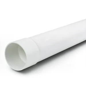 أنابيب UPVC ضغط اسمي 22 psi مقاس 4 إنش سماكة 6.10 mm لون أبيض