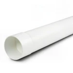 UPVC Pipe Nominal Pressure 200 psi Size 8 inch Thickness 11.66 mm White Color