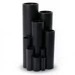 مواسير بلاستيك HDPE ضغط 4 بار PE 80 مقاس 110 مم سمك 3.4 مم لون أسود