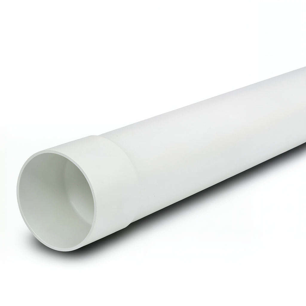 مواسير بلاستيك UPVC ضغط 250 psi مقاس 3/4 إنش سماكة 2.08 مم لون أبيض