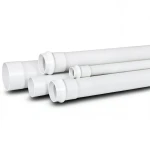 UPVC Plastic Pipe Schedule 40 Size 1/2 inch Thickness 3.28 mm White Color
