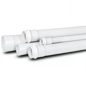 مواسير بلاستيك UPVC جدول 40 مقاس 1/2 إنش سمك 3.28 مم لون أبيض