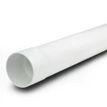 UPVC Pipe Nominal Pressure 250 psi Size 1 inch Thickness 2.46 mm White Color