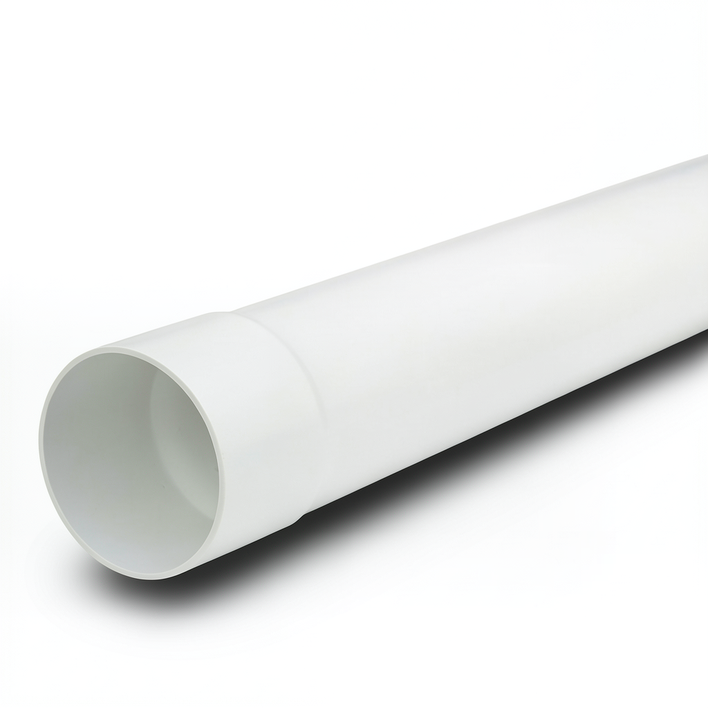 UPVC Pipe Nominal Pressure 250 psi Size 1 inch Thickness 2.46 mm White Color