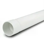 UPVC Pipe Nominal Pressure 250 psi Size 1 1/2 inch Thickness 3.35 mm White Color