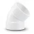 UPVC Elbow 45° 1 1/2 Inch White Color - Image 1