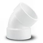 UPVC Plastic Elbow 45° 1 1/4 Inch White