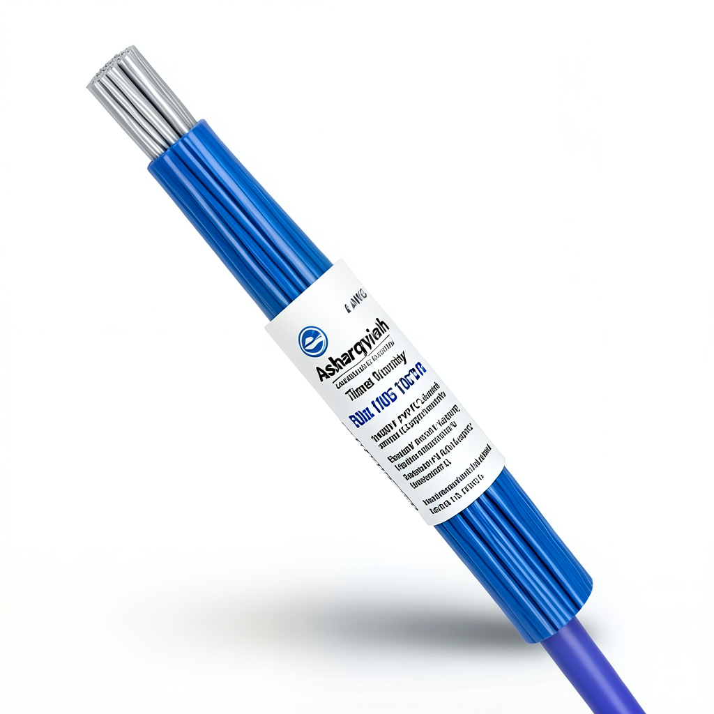 لفة سلك مفرد نحاس مجدول 6 AWG مطلي قصدير، 1000 فولت، عزل PVC +105°C أزرق، 500 قدم | شركة كابلات الشرقية للصناعة