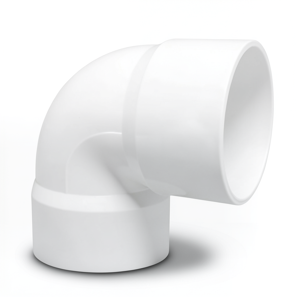 UPVC Plastic Elbow 90° 2 Inch White