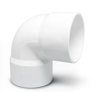 UPVC Plastic Elbow 90° 4 Inch White, Schedule 40