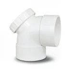 UPVC Access Elbow 90° 3 Inch White