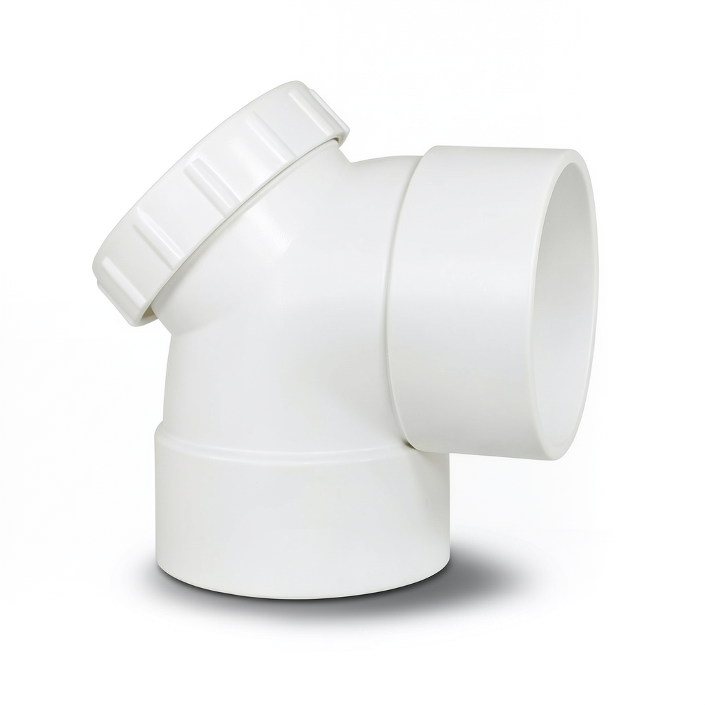 UPVC Access Elbow 90° 3 Inch White