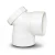 UPVC Access Elbow 90° 4 Inch White - Image 1