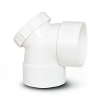 UPVC Access Elbow 90° Size 110 mm White Color