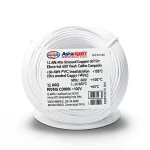 12 AWG Stranded Copper Electrical Wire 600 Volt PVC Insulation +105°C White | Asharqiyah Cables Company for Industry