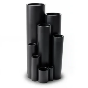 مواسير HDPE ضغط 3.2 بار PE 80 مقاس 125 مم سمك 3.1 مم لون اسود