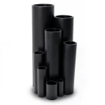 HDPE Plastic Pipe Pressure 3.2 Bar PE 80 Size 160 mm Thickness 4.0 mm Black