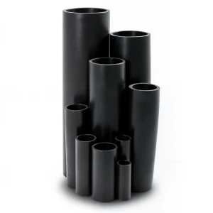 HDPE Plastic Pipe Pressure 4 Bar PE 80 Size 50 mm Thickness 1.8 mm Black