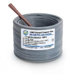 12 AWG Stranded Copper Wire 600 Volt PVC Insulation +105°C Gray | Asharqiyah Cables Company for Industry