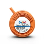 سلك 12 AWG نحاس مجدول عزل PVC +105°C برتقالي 600 فولت | شركة كابلات الشرقية للصناعة