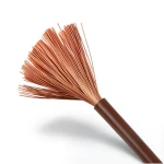 10sq mm Flexible Copper Wire 450/750V PVC Insulation Brown
