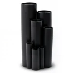 مواسير بلاستيك HDPE ضغط 4 بار PE 80 مقاس 315 مم سماكة 9.7 مم لون اسود