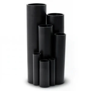 مواسير بلاستيك HDPE ضغط 4 بار PE 80 مقاس 315 مم سماكة 9.7 مم لون اسود