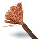 50mm2 Flexible Copper Wire 450/750 volts, PVC Insulation, Brown Color